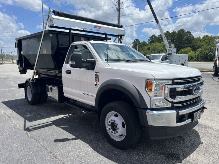 2022 Ford F-600 Palfinger PHT12S with US Tarp System Hooklift Truck