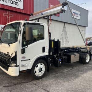 2025 Isuzu NRR Stellar Shuttle Flex 36-108-12 Donovan Tarp System Hooklift Truck