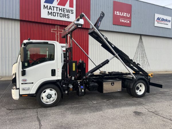 2025 Isuzu NRR Stellar Shuttle Flex 36-108-12 Donovan Tarp System Hooklift Truck