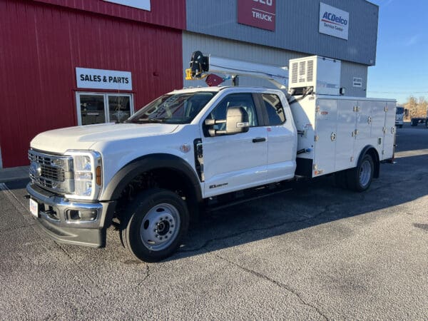 2024 Ford F-550 4X4 Super Cab Stellar TMax 1-11 Aluminum Mechanics Body with 7630 Telescopic Crane