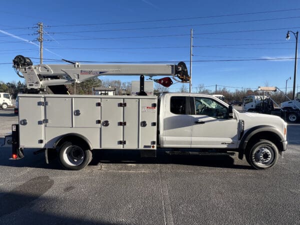 2024 Ford F-550 4X4 Super Cab Stellar TMax 1-11 Aluminum Mechanics Body with 7630 Telescopic Crane