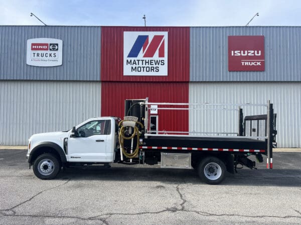 2024 Ford F-600 4X2 with Crescent Tank Model 1100 Portable Restroom Truck