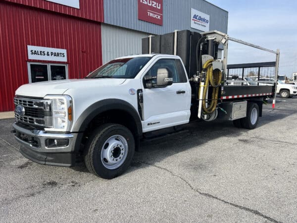 2024 Ford F-600 4X2 with Crescent Tank Model 1100 Portable Restroom Truck