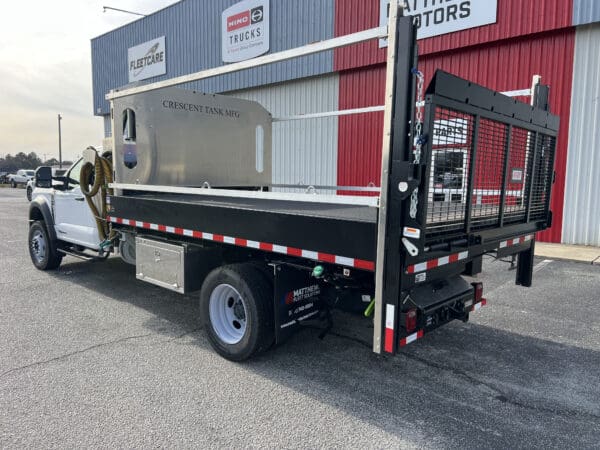 2024 Ford F-600 4X2 with Crescent Tank Model 1100 Portable Restroom Truck